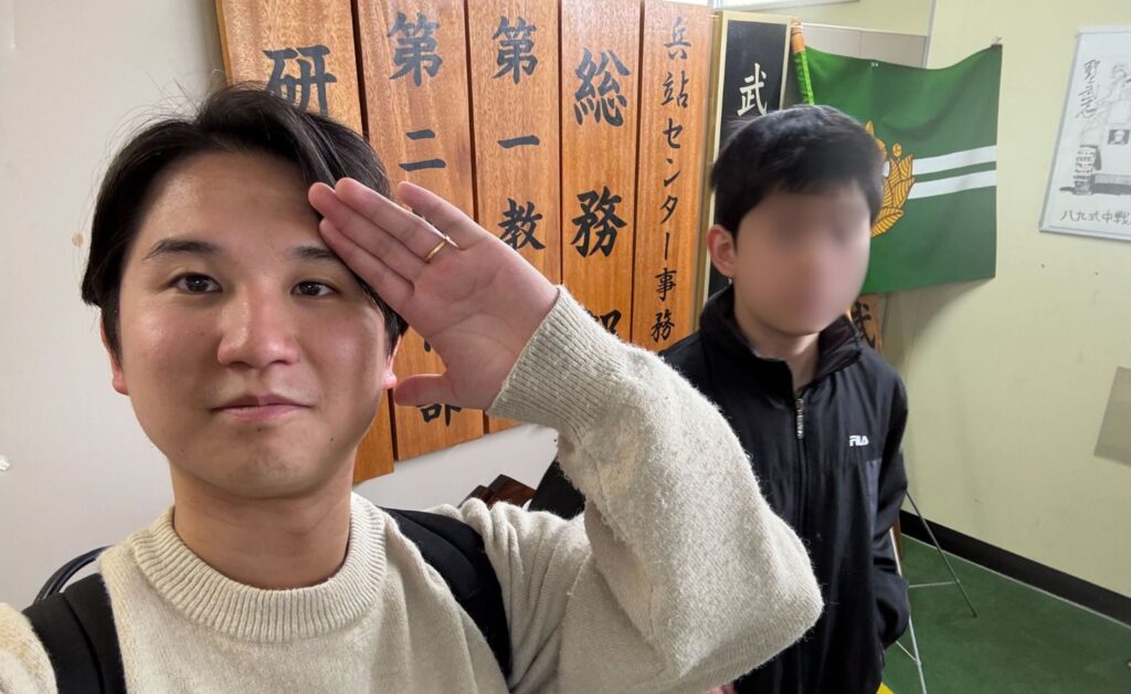 専任サポートの生徒と二人で行った土浦への修学旅行