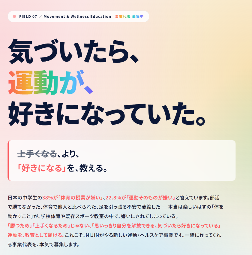運動ヘルスケア事業