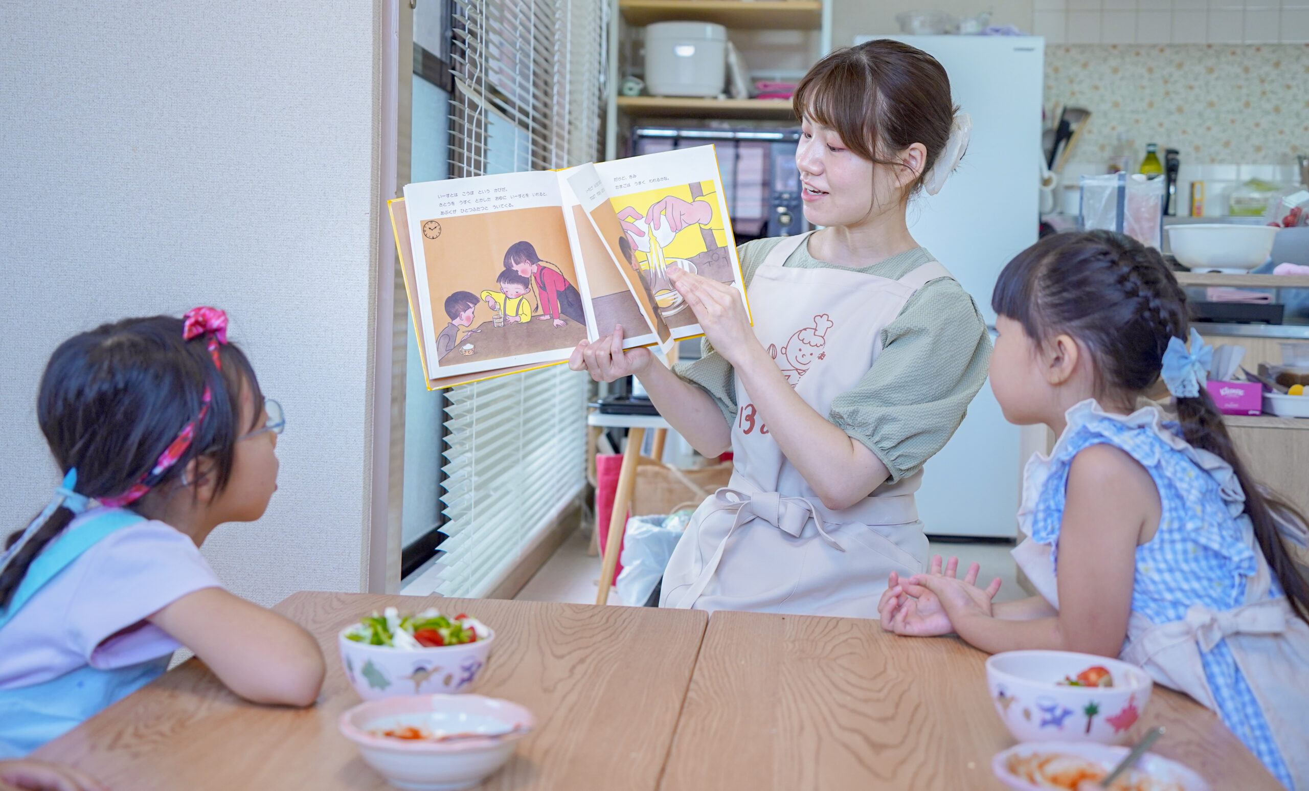 子ども料理教室Batonでのひとコマ