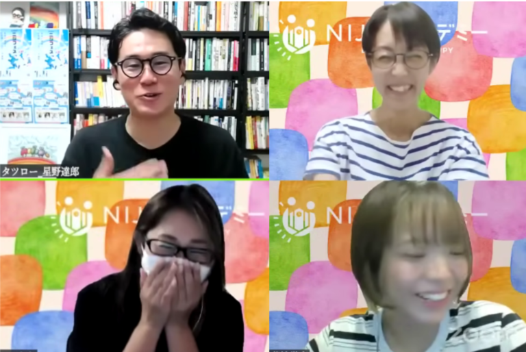 NIJINアカデミーのボランティアの様子