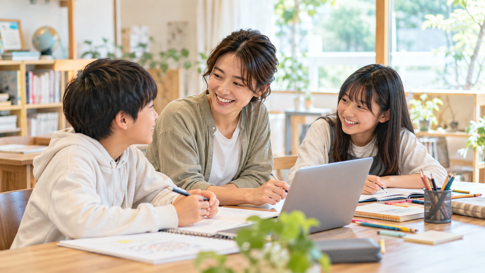 子どもたちと対話しながら学びを支える教育者